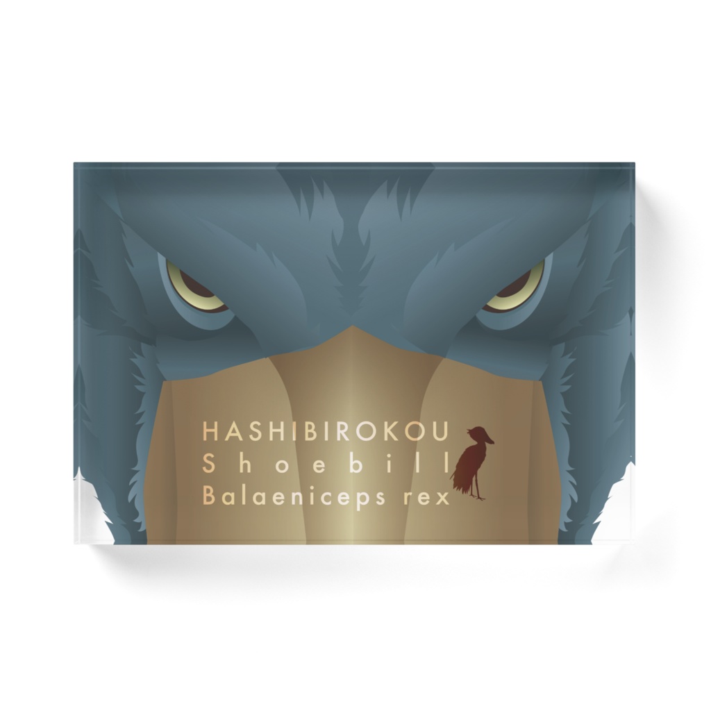 ハシビロコウ(1/5)02 アクリルブロック