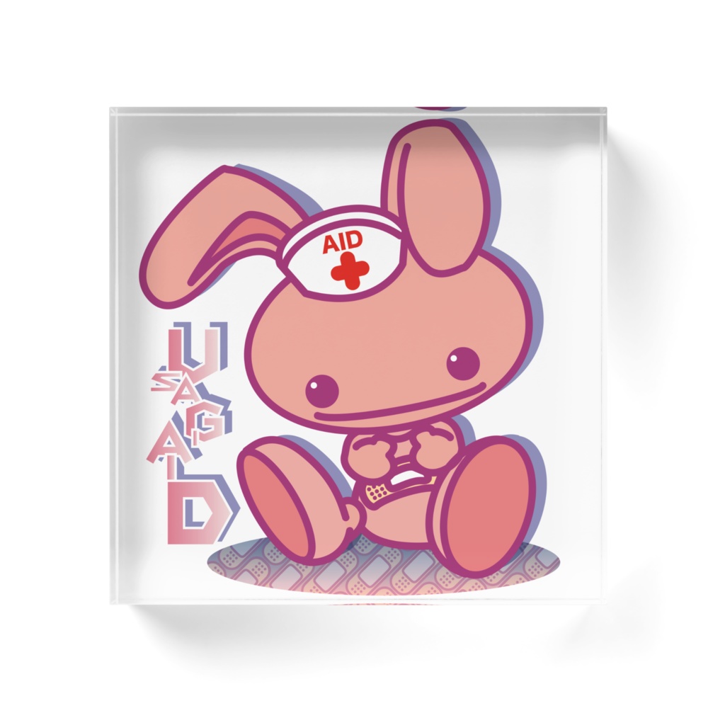 ウサギエイド アクリルブロック