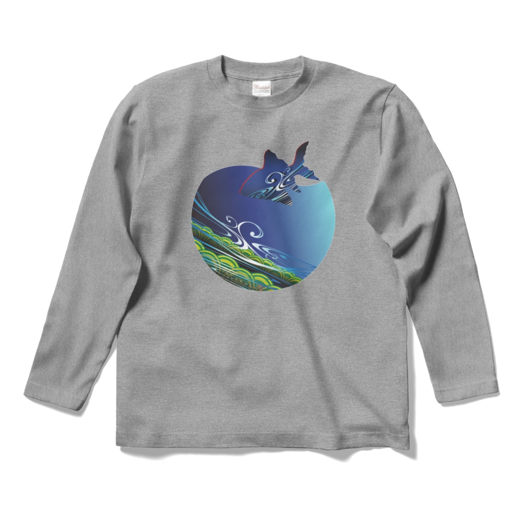 きんととゆるり 紺色 ロングスリーブTシャツ