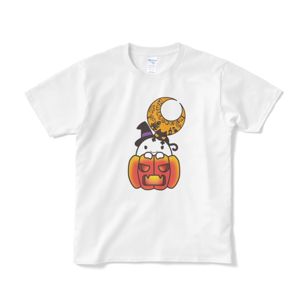 カボチャ畑のふわりん　Pumpkin　Tシャツ（短納期）