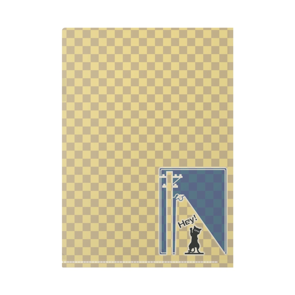 夜猫 クリアファイル