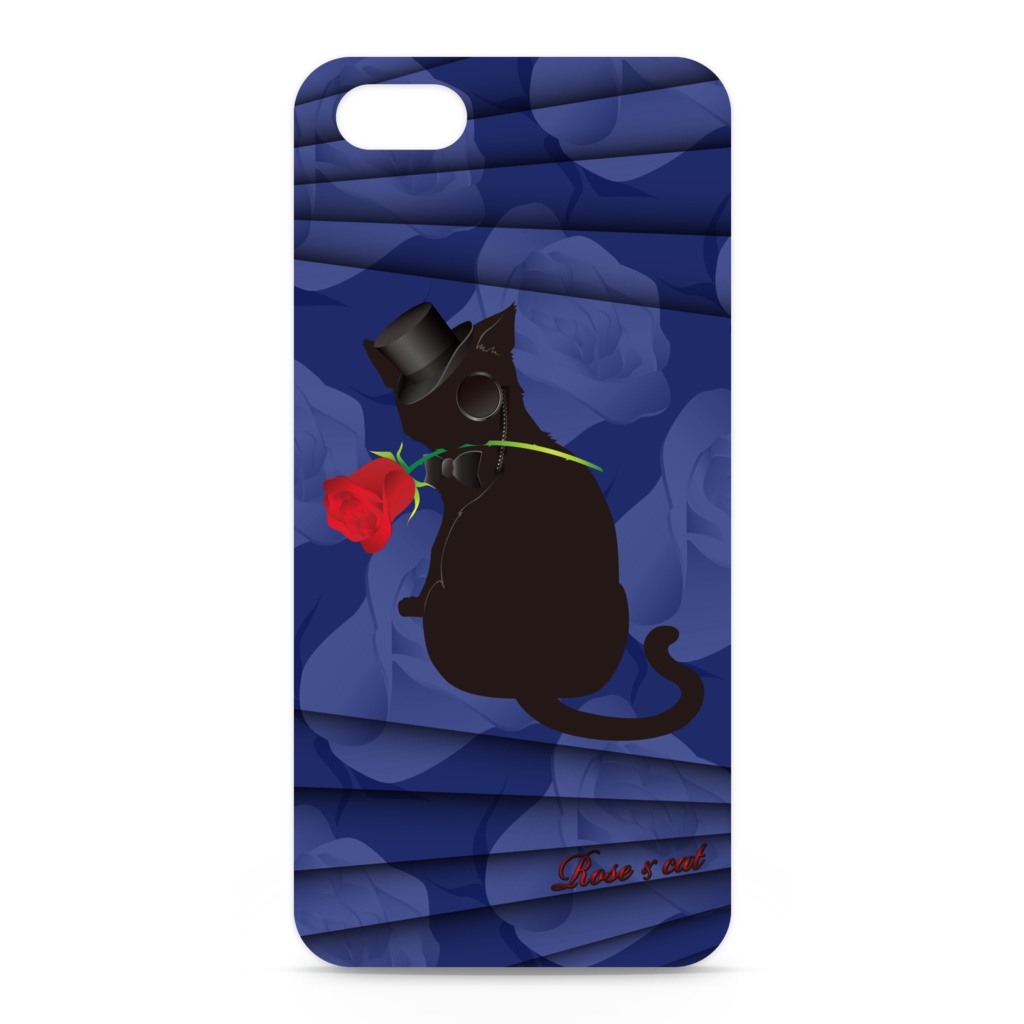 薔薇と猫　GENTLEMEN 　iPhoneケース