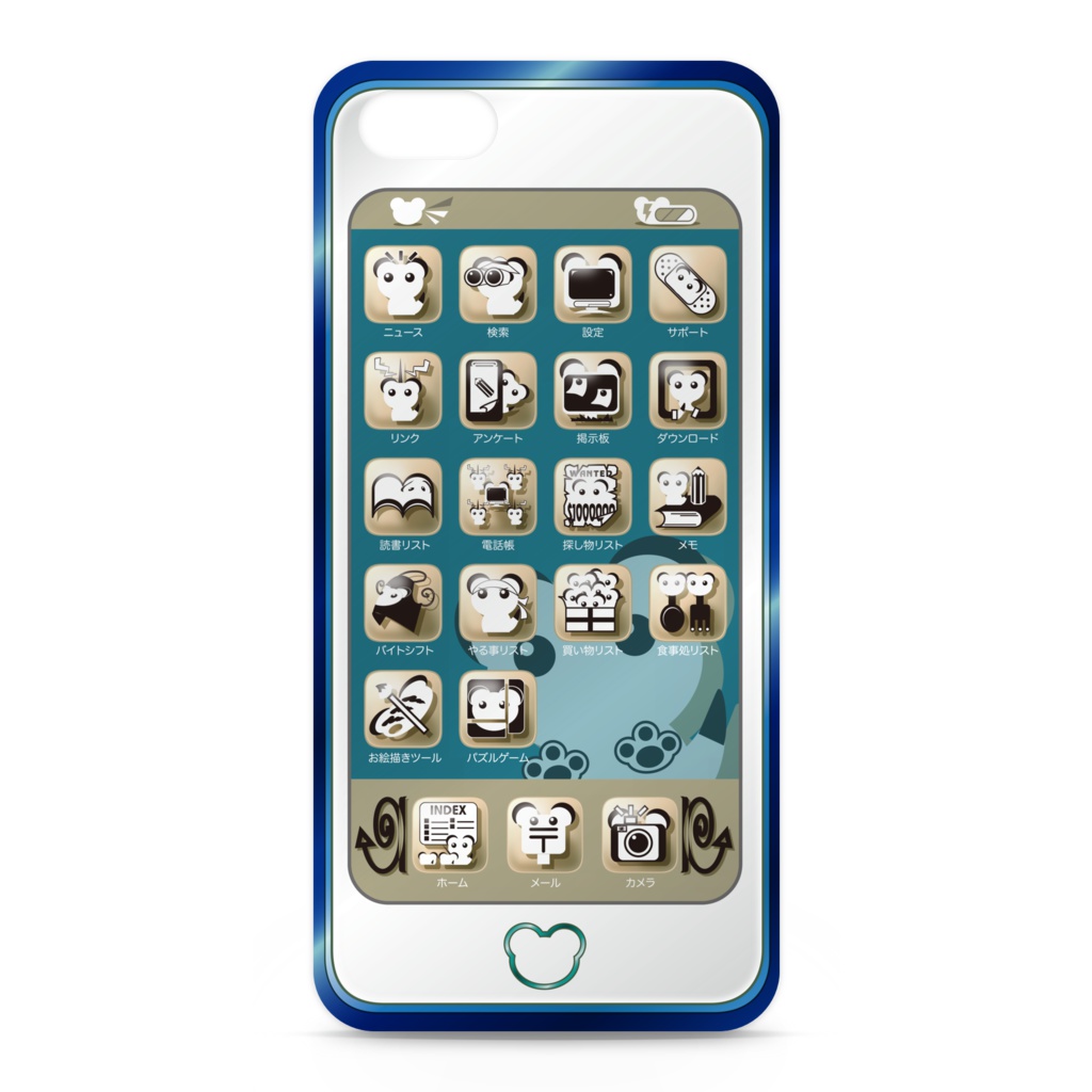 オココアイコン　iPhoneケース