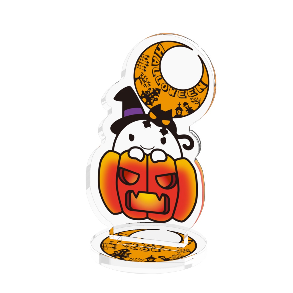 カボチャ畑のふわりん　Pumpkin　アクリルフィギュア