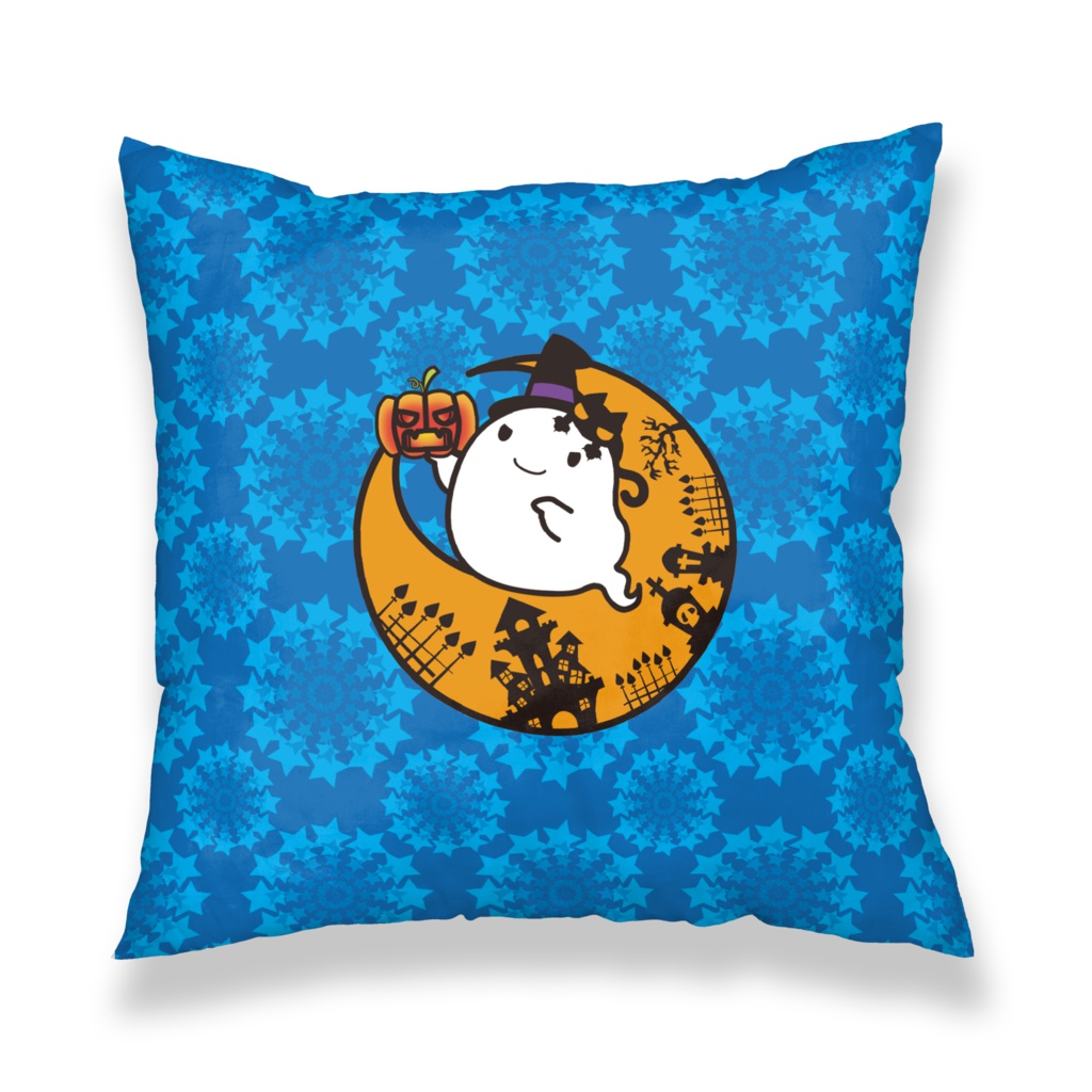 カボチャ畑のふわりん クッションカバー