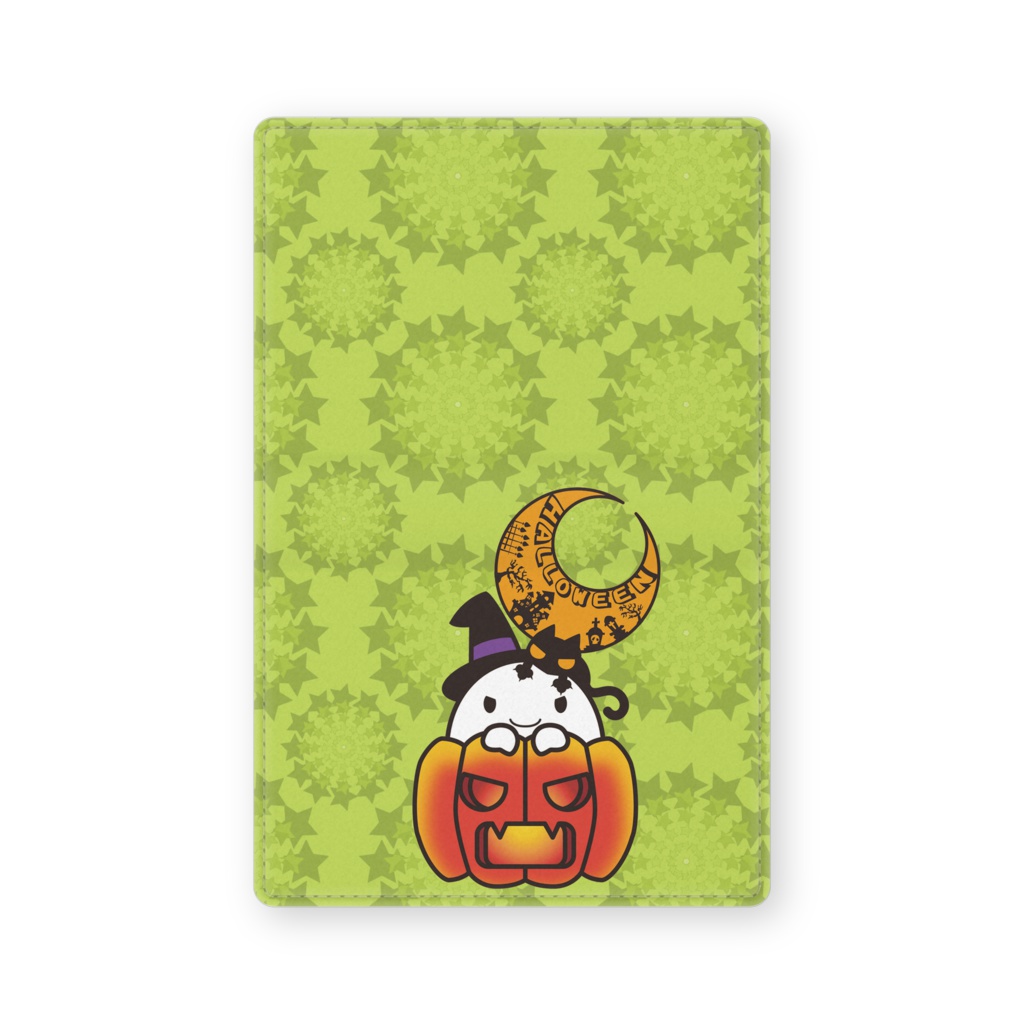 カボチャ畑のふわりん Pumpkin レザー製名刺入れ