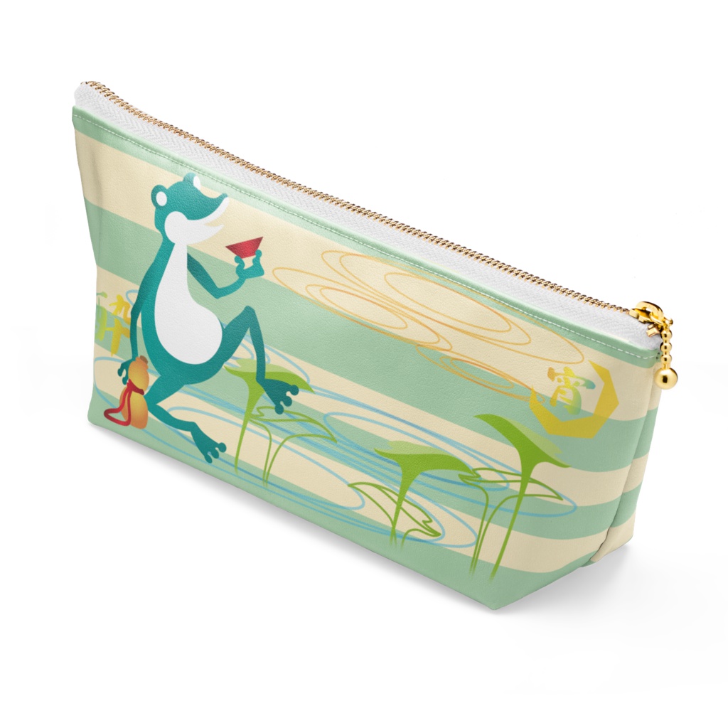 宵酔カエル　ポーチ