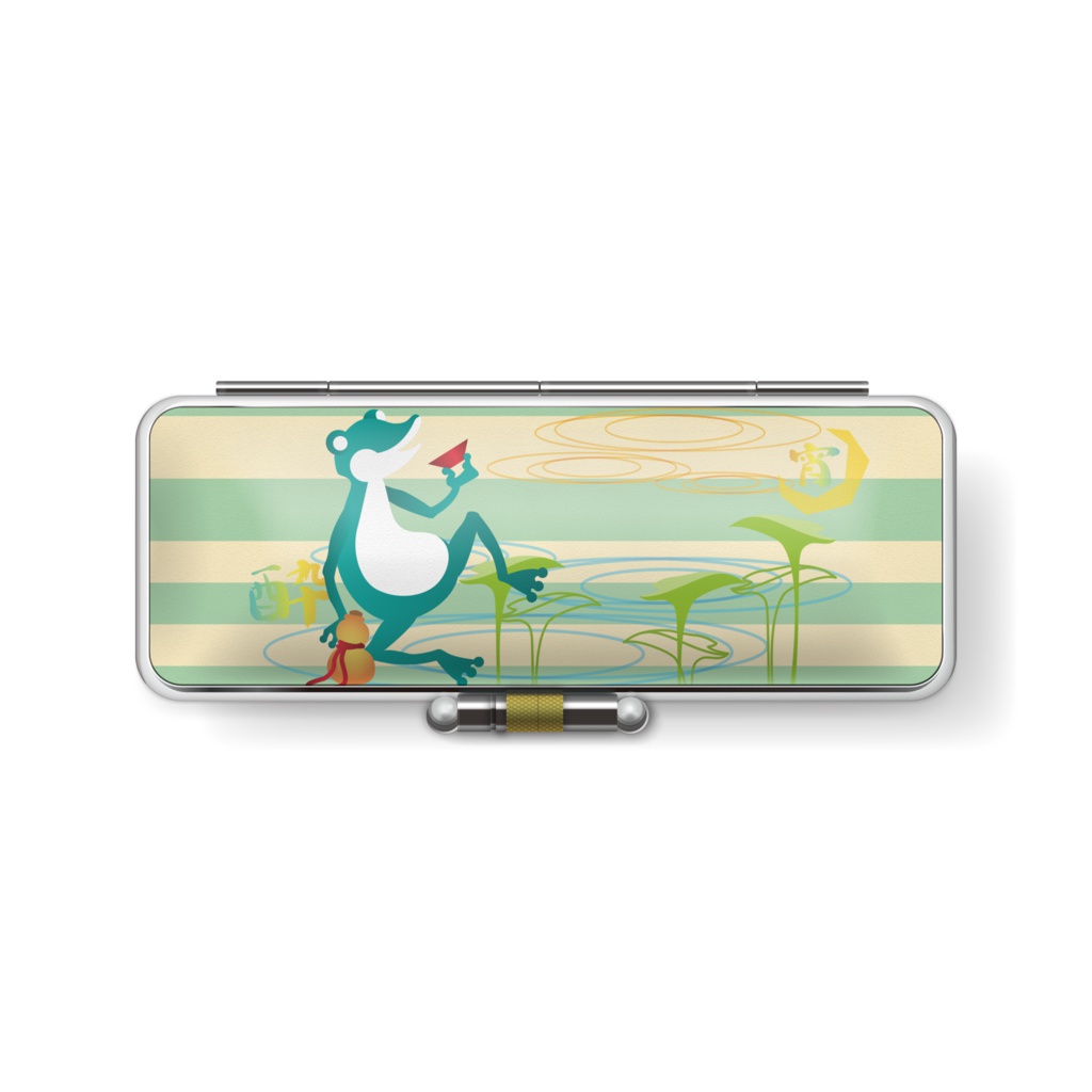 宵酔カエル 印鑑ケース