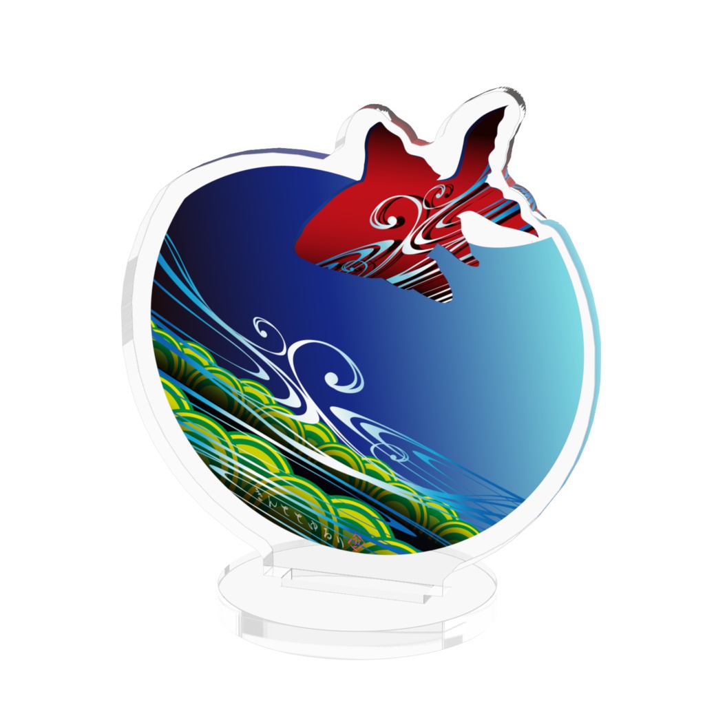 きんととゆるり 緋色 アクリルフィギュア