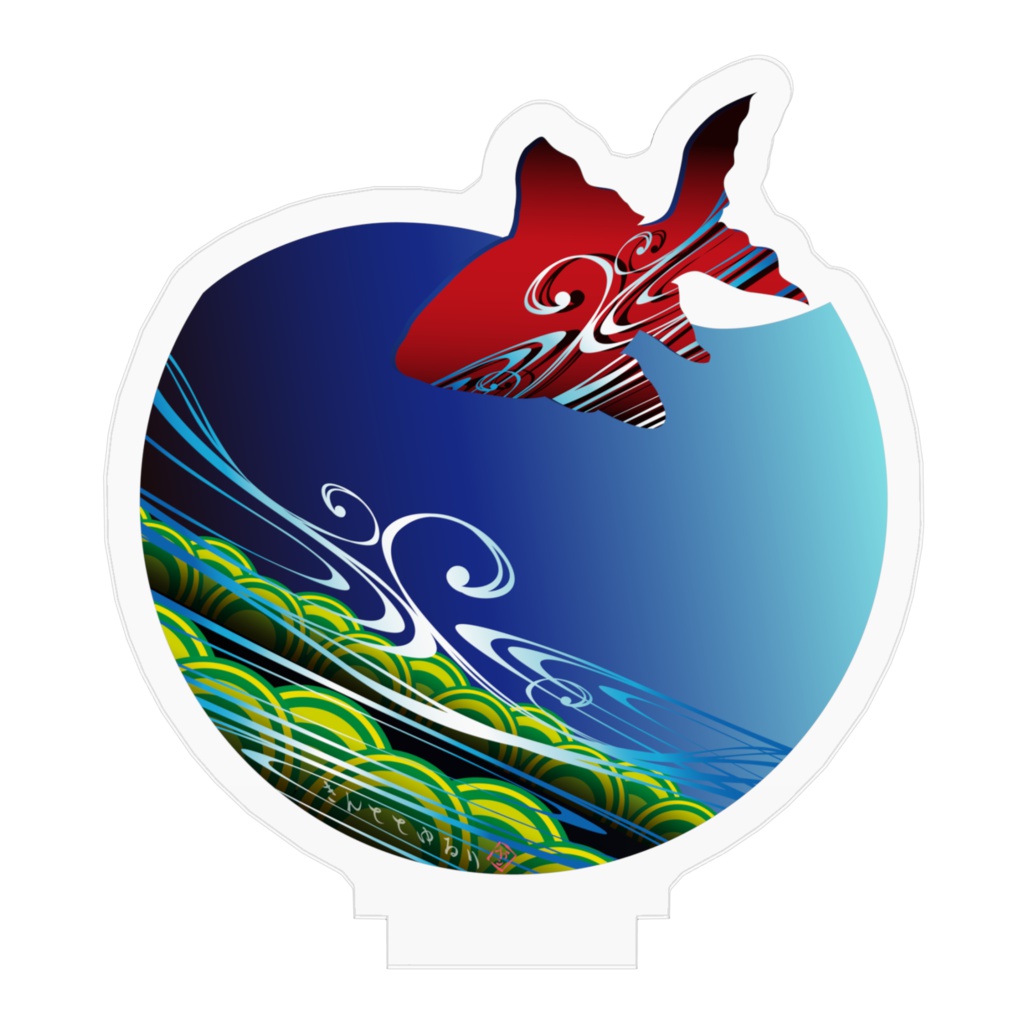 きんととゆるり 緋色 アクリルフィギュア