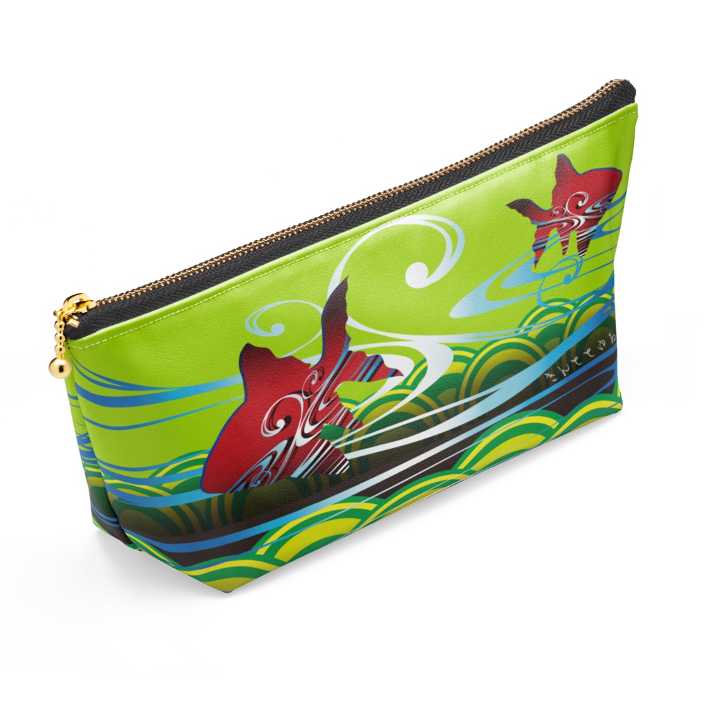 きんととゆるり 緋色 ポーチ