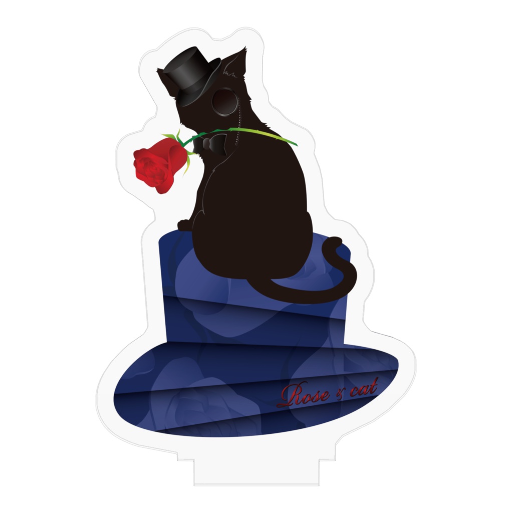 薔薇と猫 GENTLEMEN アクリルフィギュア