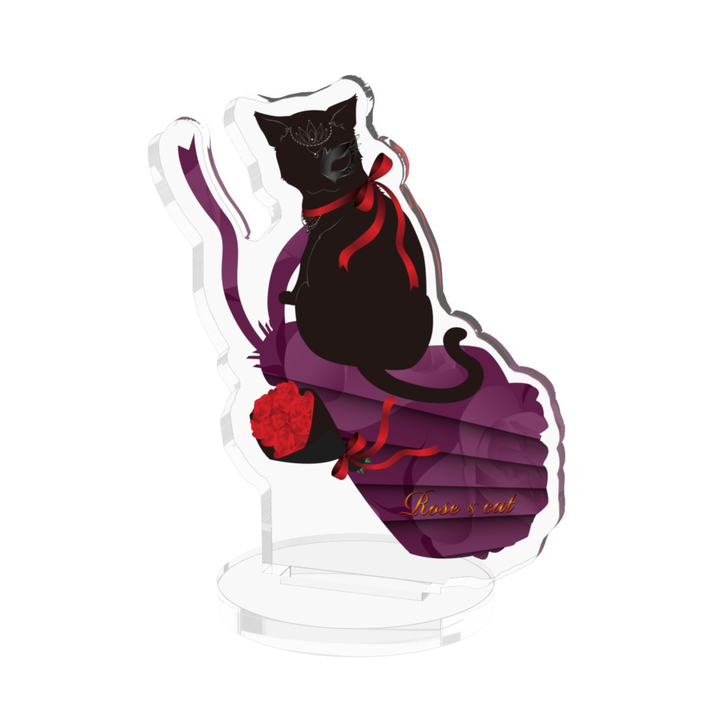 薔薇と猫 LADIES アクリルフィギュア