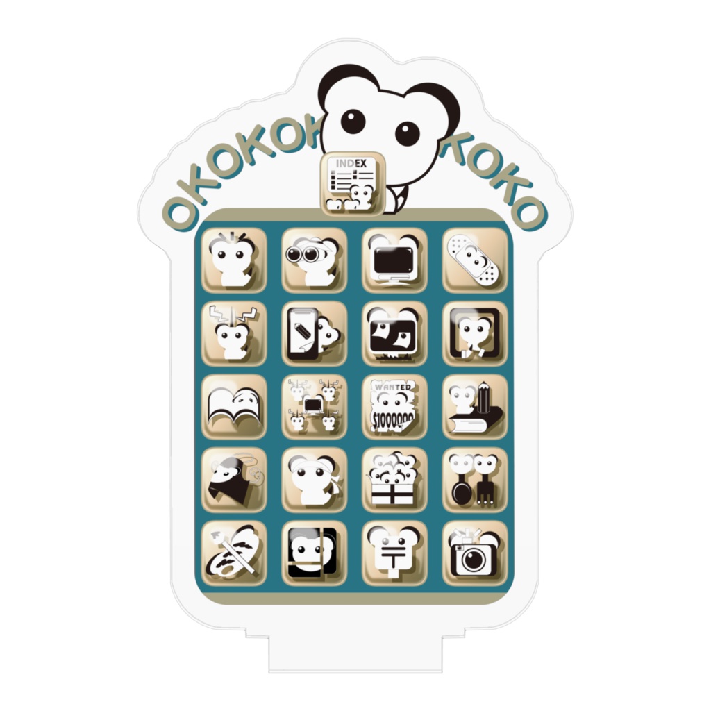 オココアイコン アクリルフィギュア