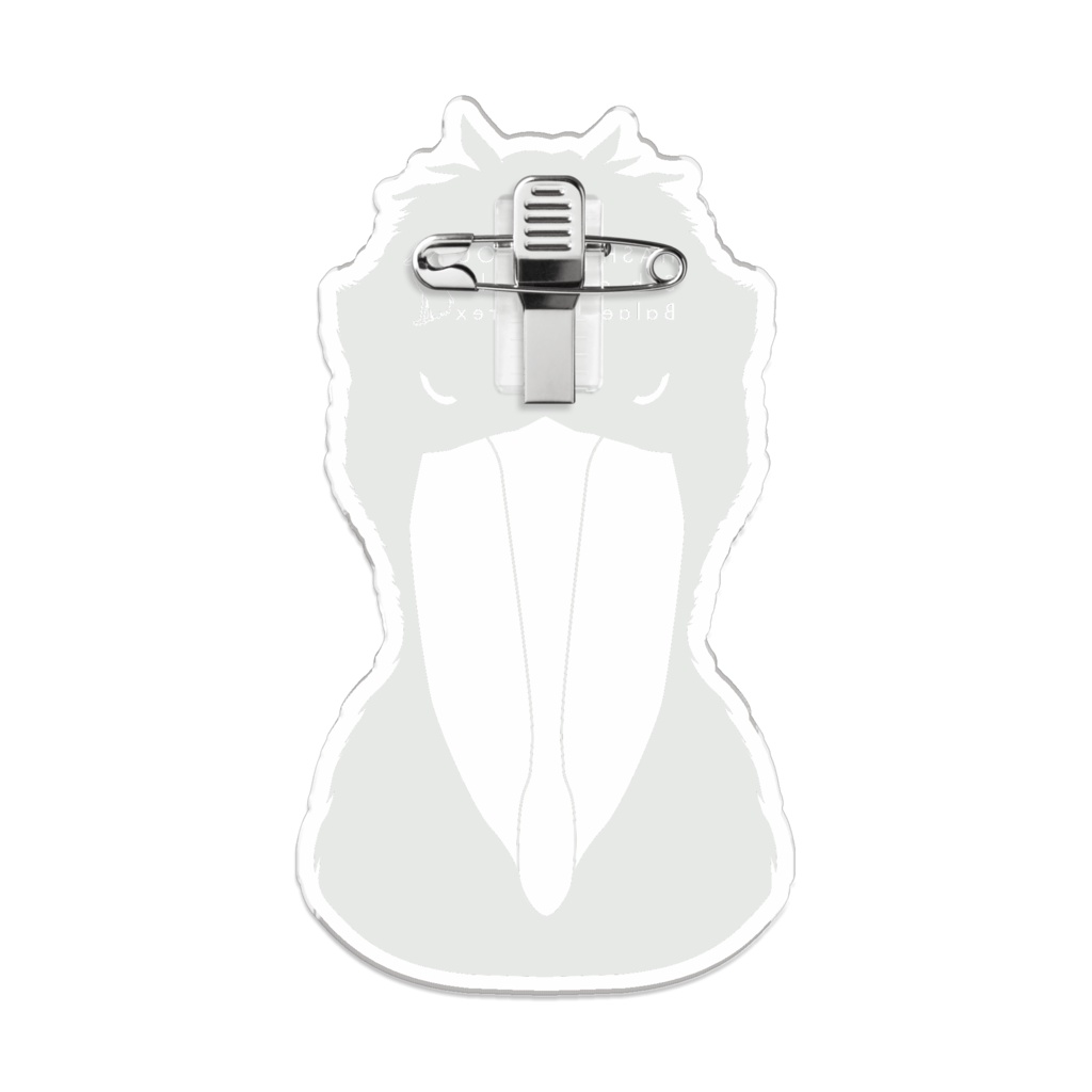 ハシビロコウ(3/5) アクリルバッジ