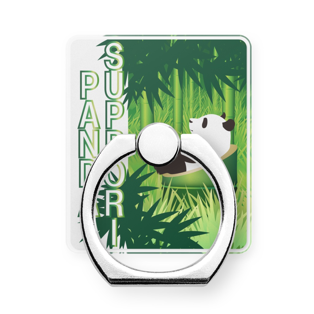 すっぽりぱんだ スマホリング