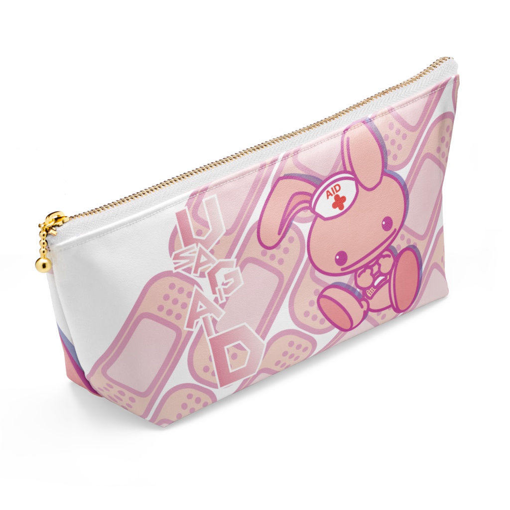 ウサギエイド 白 ポーチ