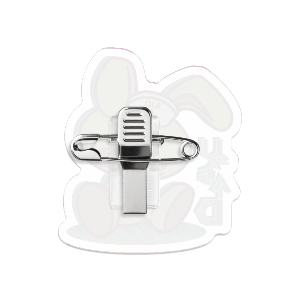 ウサギエイド アクリルバッジ