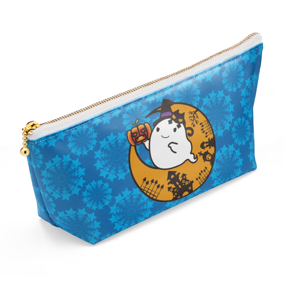 カボチャ畑のふわりん Moon ポーチ