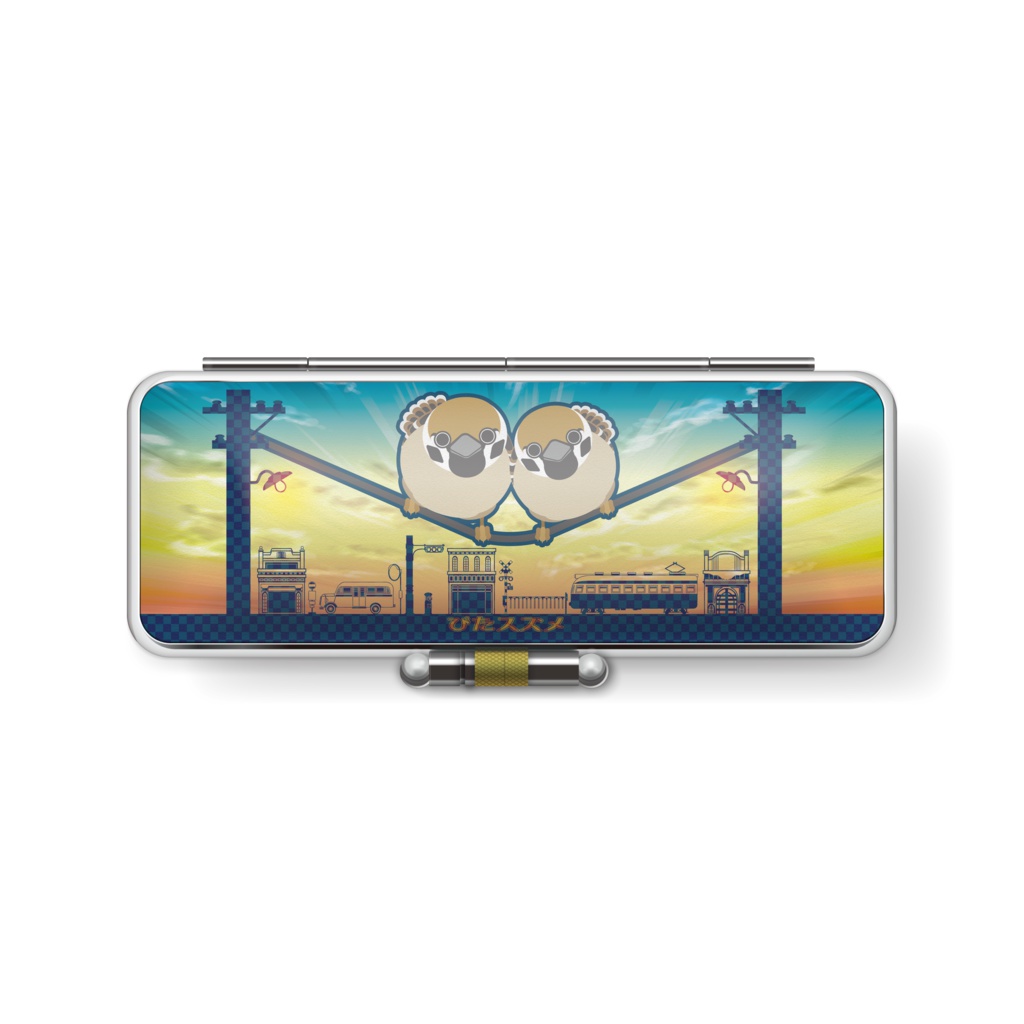 ぴたスズメ 印鑑ケース