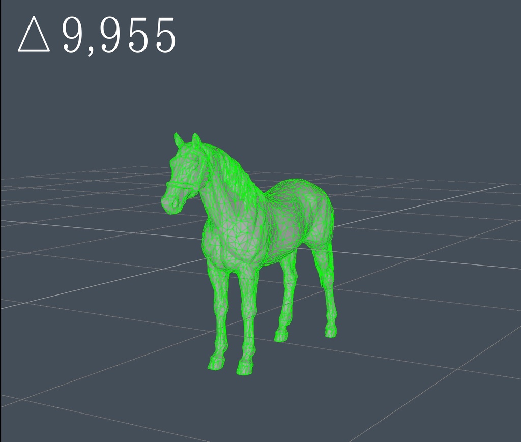 【3Dモデル】リアルな馬 - Realistic Horse (Unity / FBX対応)