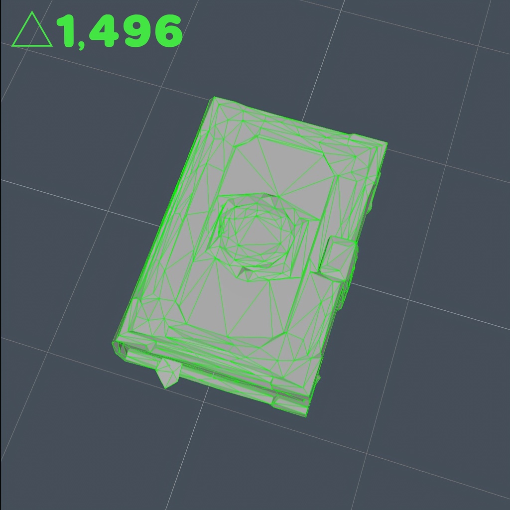 【3Dモデル】神秘的に光る魔導書 / Arcane Grimoire(FBX形式)