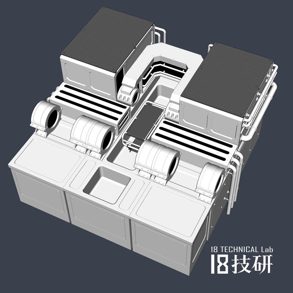 【クリスタ用3D小物】土の字型拘束台