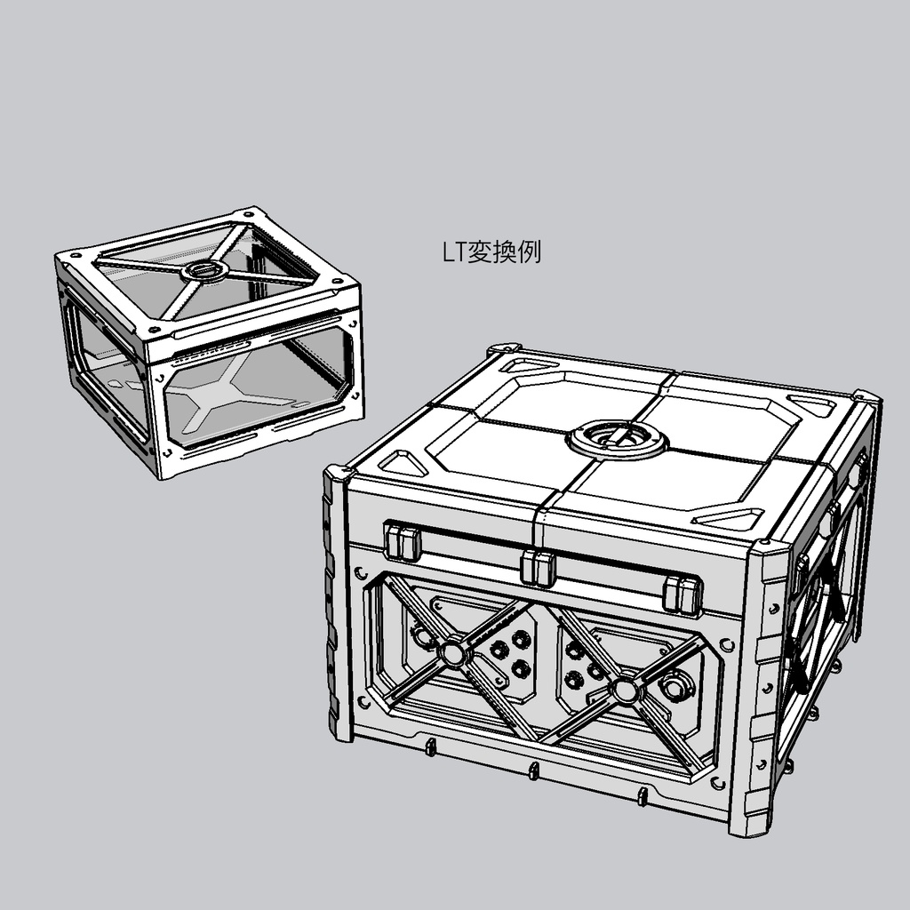 【3D素材】SFコンテナ