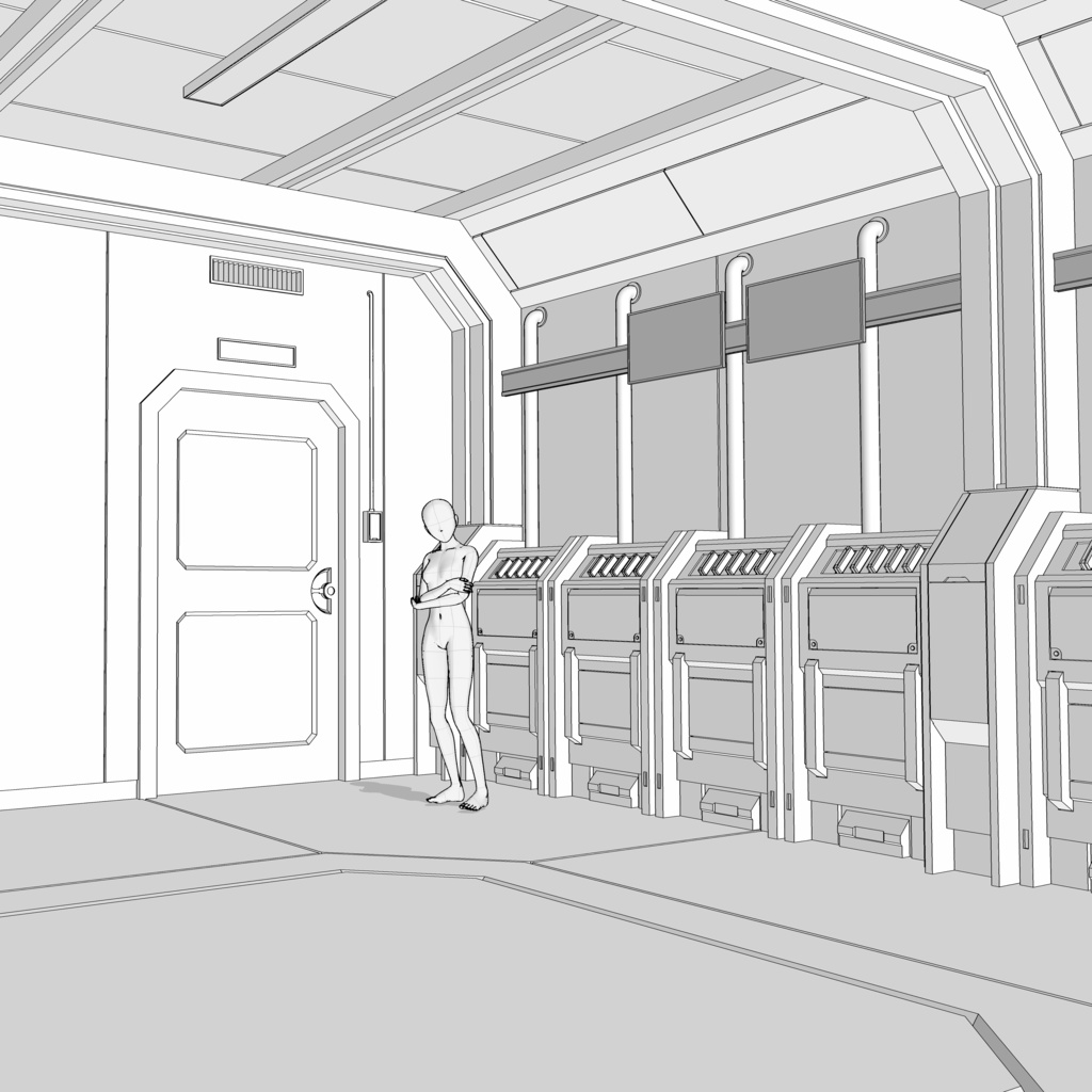 【3D素材】研究施設