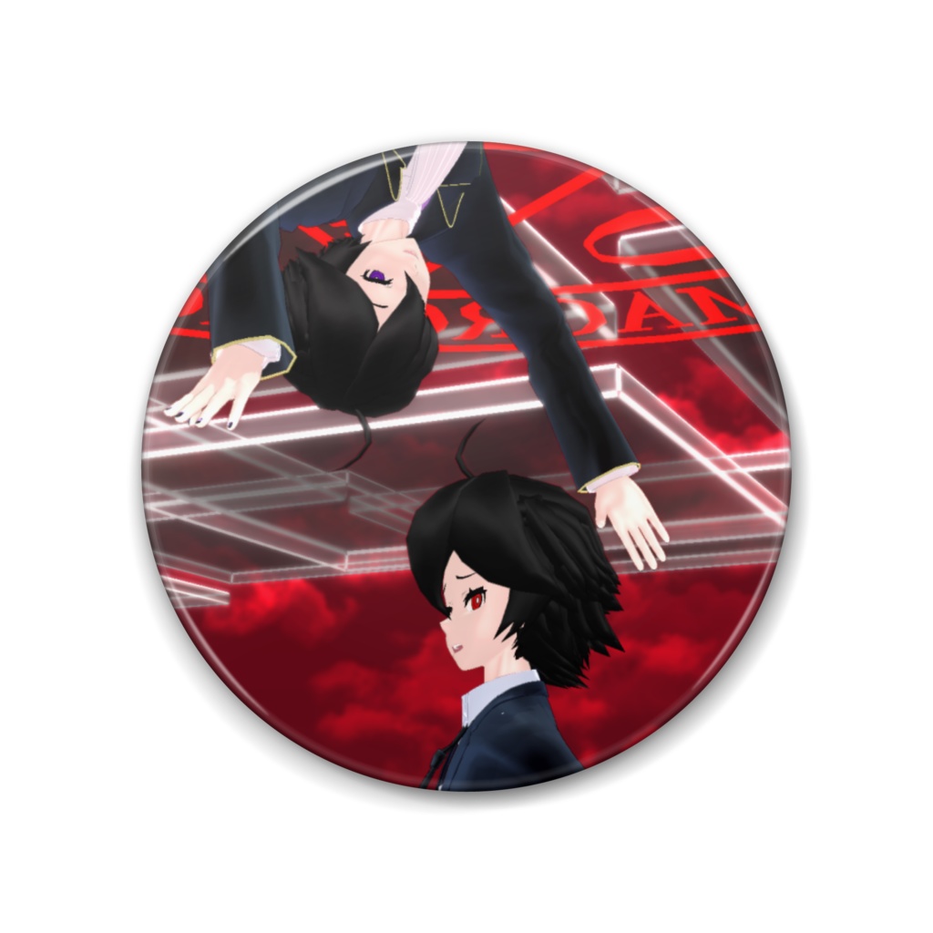 『†封じられた闇の世界†~悪夢に惑う~』缶バッジ