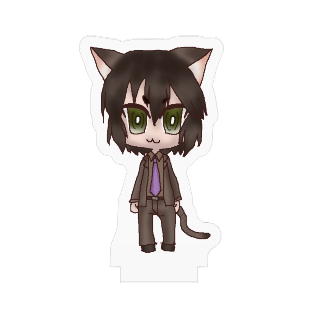 アクリルフィギュア・うちの猫兄弟擬人化ver