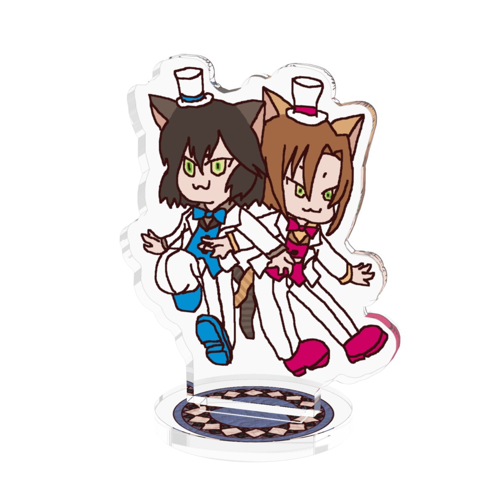 アクリルフィギュア・我が家の坊にゃ達(うちの子半年&誕生日記念ver)