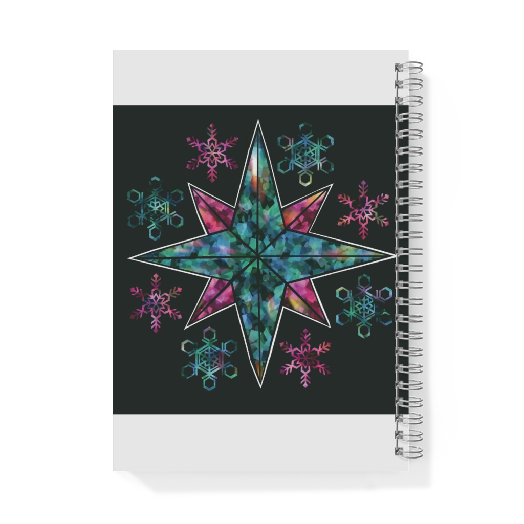 リングノート・12種類×2サイズのステンドグラス風リングノート