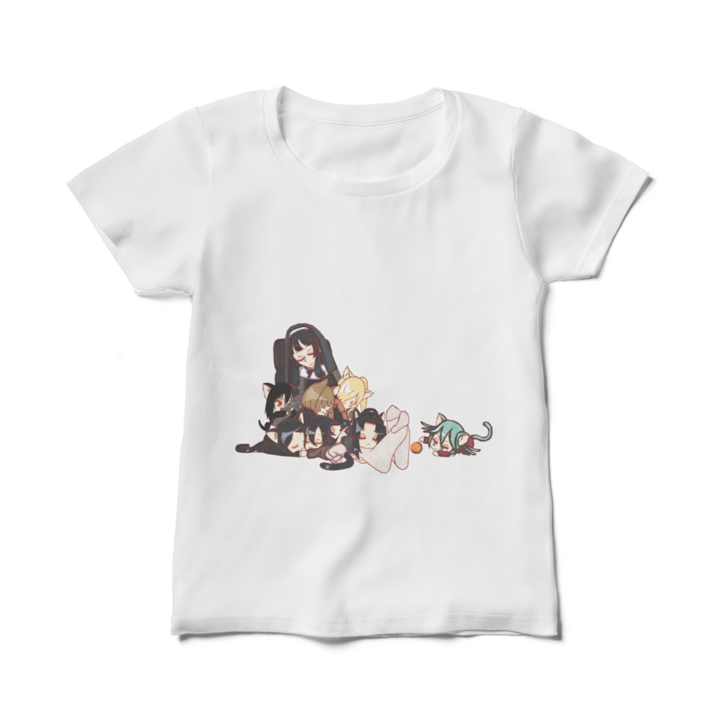 レディースTシャツ・猫は心を見る