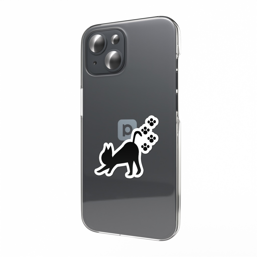スマホステッカー・猫は心を見る