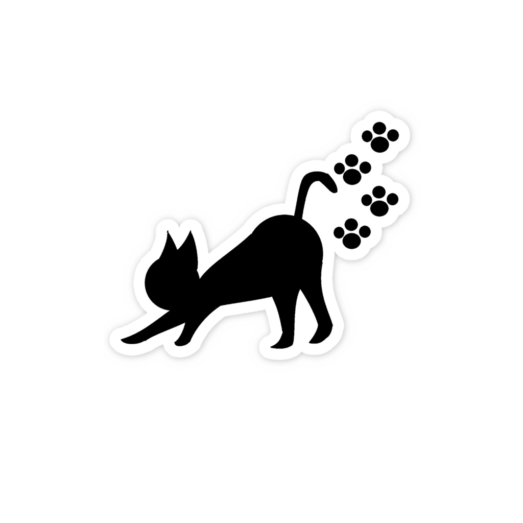 スマホステッカー・猫は心を見る