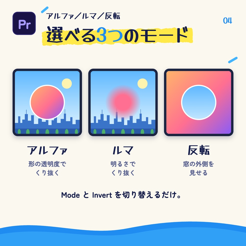 Easy TrackMatte ― 素材を動かしても窓が動かないトラックマット(Premiere用プラグイン)