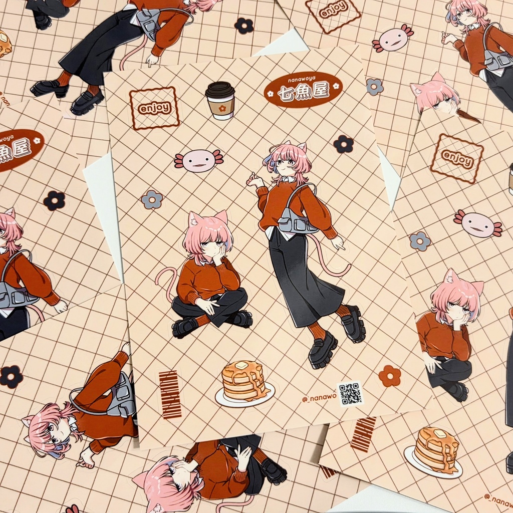 ハーフカットシール / RED