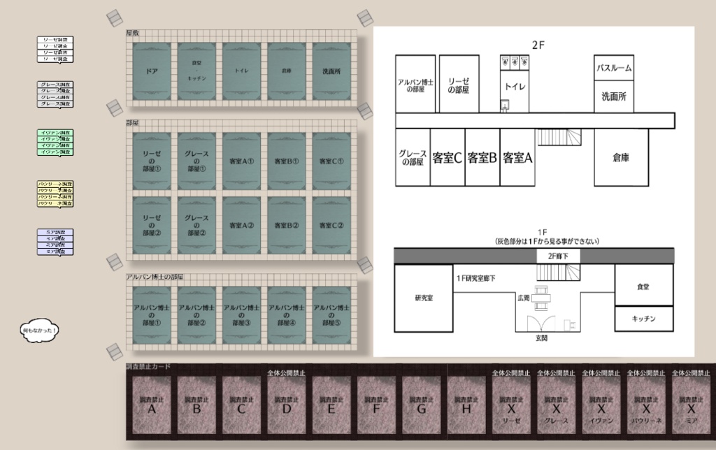 【PL5+GM1】アルバン【マーダーミステリー】