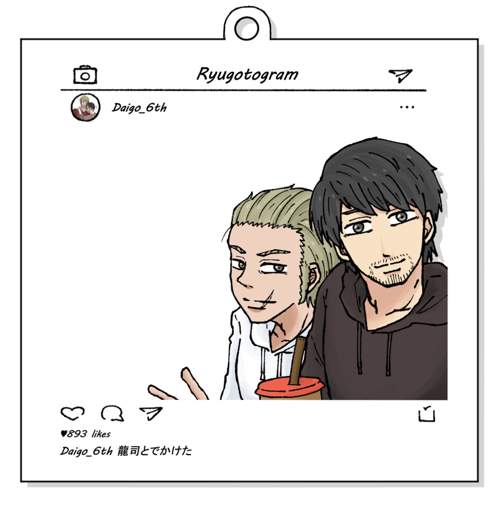 龍大 SNS風アクキー