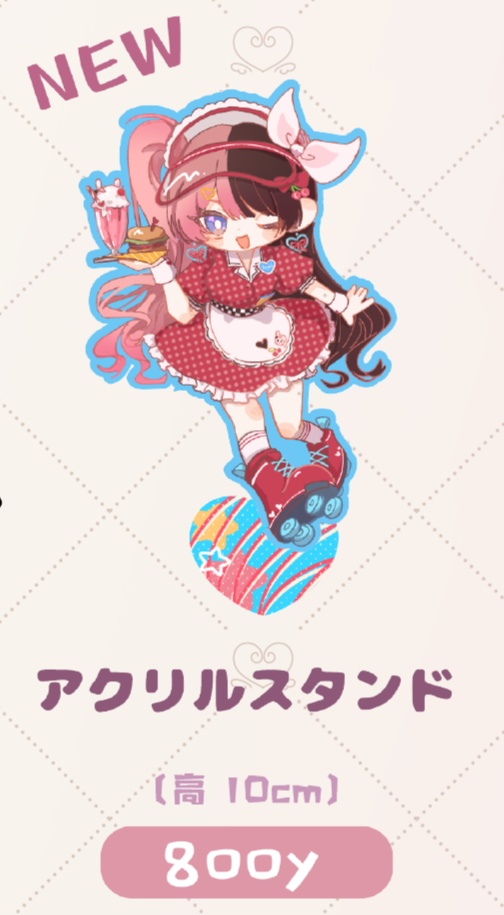 【VGGC 10th】橘ひなの アクリルスタンド【非公式】