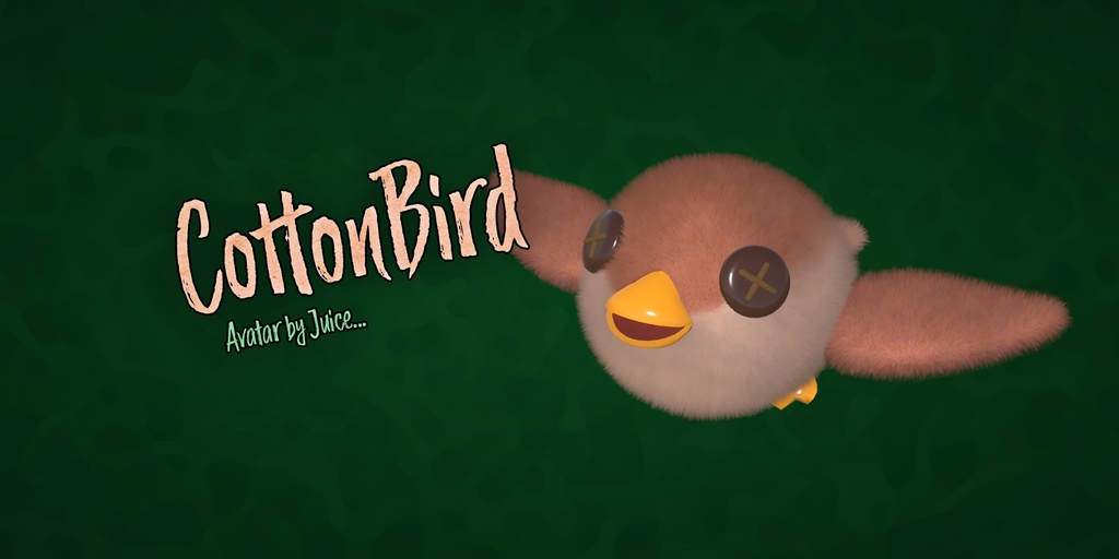 【オリジナル3Dモデル】CottonBird