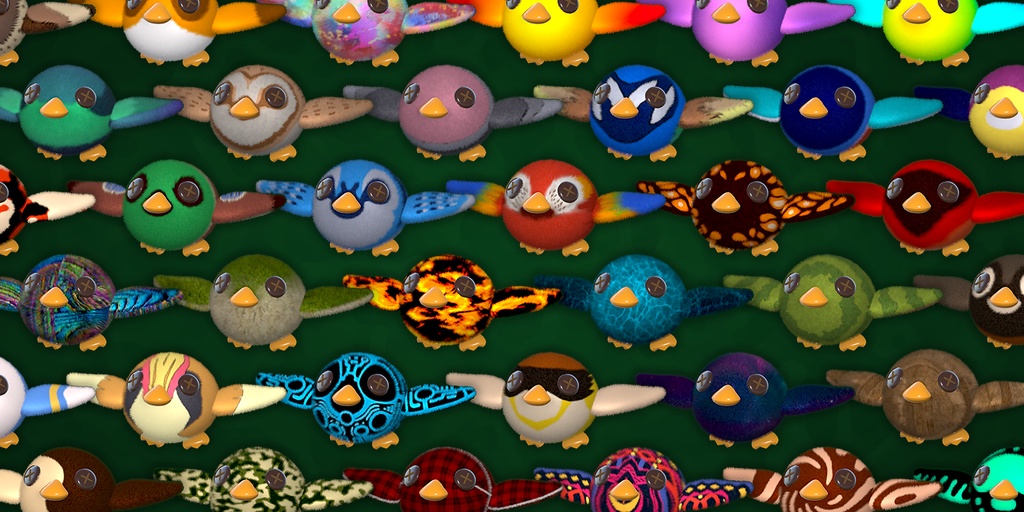 【オリジナル3Dモデル】CottonBird