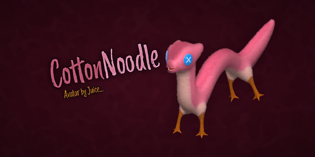 【オリジナル3Dモデル】CottonNoodle