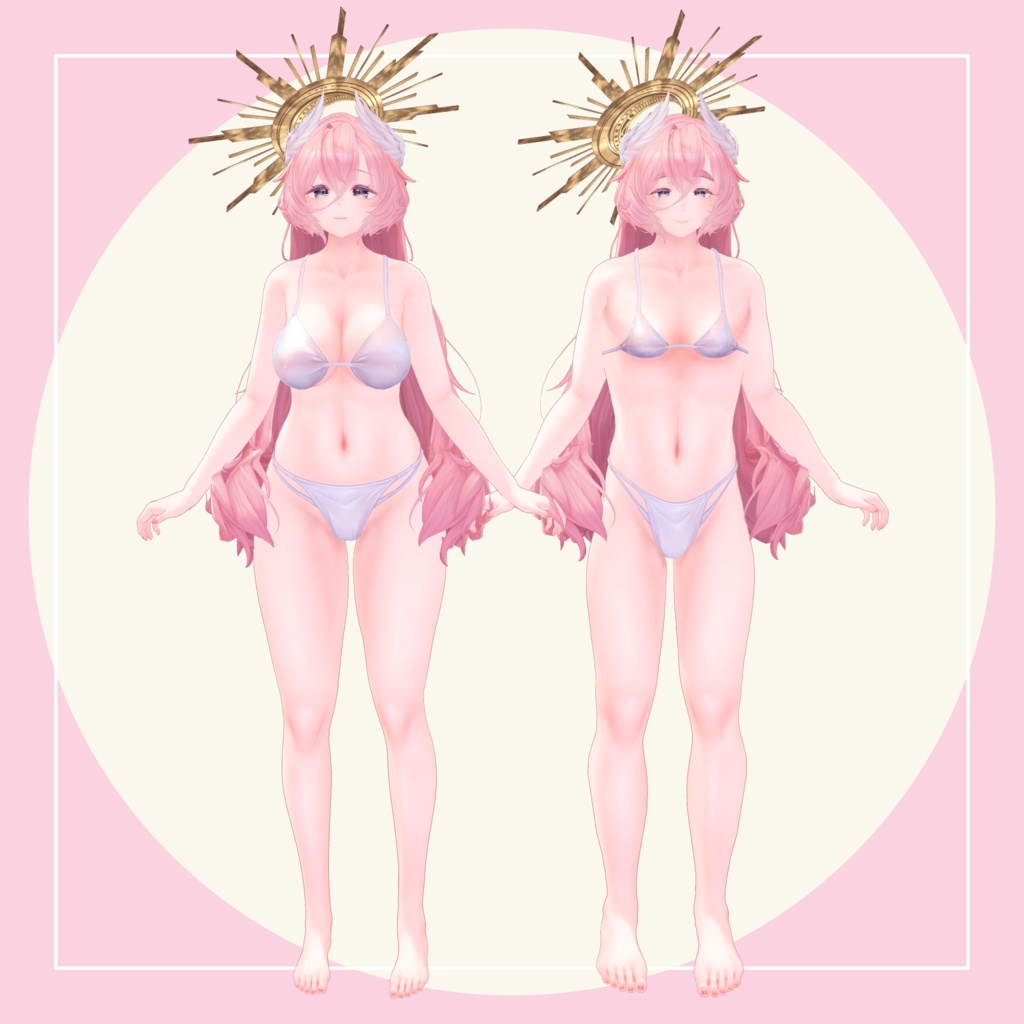 リルモワ追加シェイプキー To Male