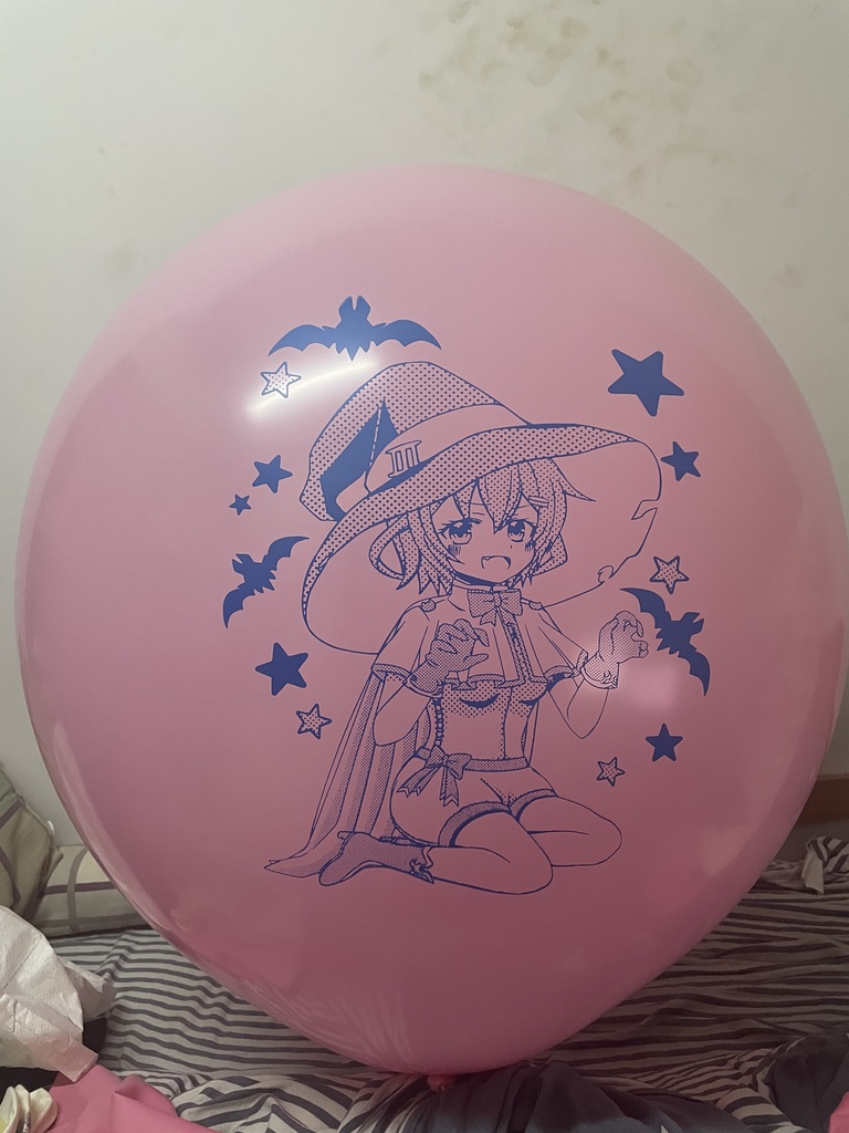 【スペア風船の頒布】ハロウィンイラストプリント風船