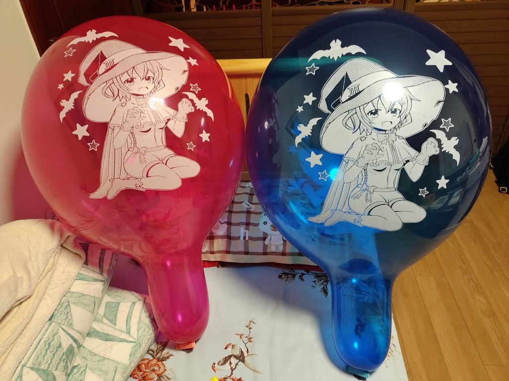 【スペア風船の頒布】ハロウィンイラストプリント風船