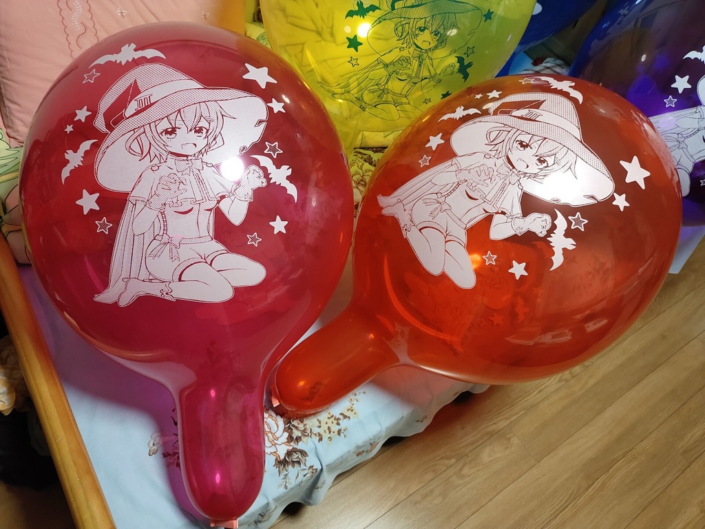【スペア風船の頒布】ハロウィンイラストプリント風船