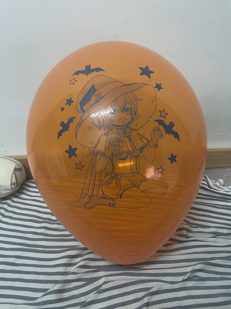【スペア風船の頒布】ハロウィンイラストプリント風船