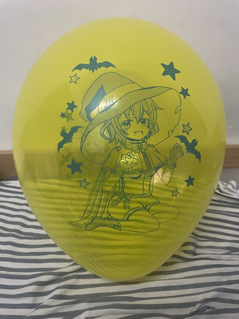 【スペア風船の頒布】ハロウィンイラストプリント風船